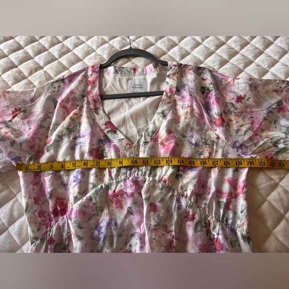 Floral Pink Maxi Dress XL NWOT by Things Between - Picture 9 of 15